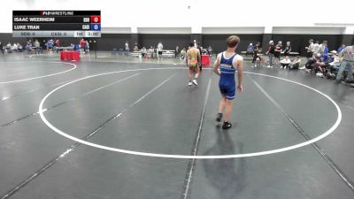 126 lbs Luke Tran, California Silver vs Isaac Weerheim, South Dakota Blue
