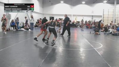 145 lbs Rr Rnd 4 - Jimmy Johnson, Revival Black - BK8E vs Vincent Kisselbach, Mat Warriors Red - BK8E
