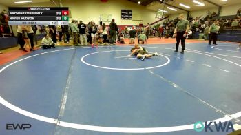 90 lbs Rr Rnd 5 - Kayson Dougherty, Sperry Wrestling Club vs Hayes Hudson, Sperry Wrestling Club