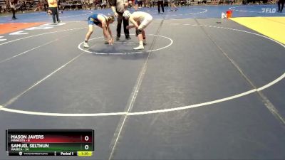 150 lbs Quarterfinal - Mason Javers, Minneota vs Samuel Selthun, Waseca