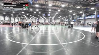 138 lbs Rr Rnd 1 - Brayden Manning, Indiana Outlaws Orange vs Noah Gomes, Alien Slime