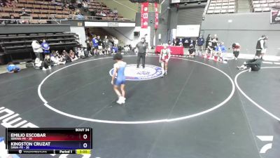 113 lbs Placement Matches (16 Team) - Emilio Escobar, SDIKWA-FR vs Kingston Cruzat, SAWA-FR