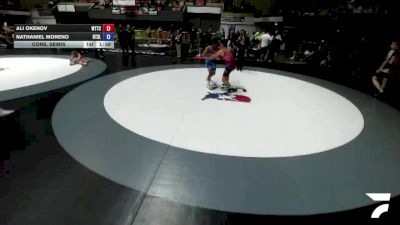 175 lbs Cons. Semis - Ali Okenov, World Team Training Center vs Nathaniel Moreno, Beat The Streets - Los Angeles