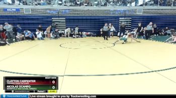 113 lbs Cons. Round 2 - Nicolas Ocampo, Bonneville High School Wrestli vs Clayton Carpenter, Thunder Ridge Outlaws