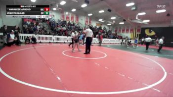 145 lbs Semifinal - Annalese Arroyo, Norco vs Josylyn Glass, Sheldon