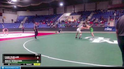 184 lbs 1st Place Match - Cade Mueller, Augustana (SD) vs Reece Worachek, Wisconsin-Parkside