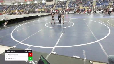 43 lbs Consi Of 8 #2 - Corbin McCann, Other Team vs Eastyn Salas, Antonito