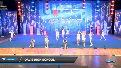 Davis High School [2019 Small Varsity Show Cheer Advanced (6-12) Day 1] 2019 USA Spirit Nationals