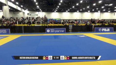 Gabriel Augusto Brito Boletta vs Hector Osvaldo Beltran 2025 World IBJJF Jiu-Jitsu No-Gi Championship