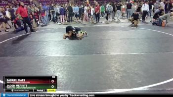 92 lbs Cons. Round 3 - Jaden Merritt, Wrecking Crew Wrestling Club vs Samuel Maes, Westside Wrestling Club