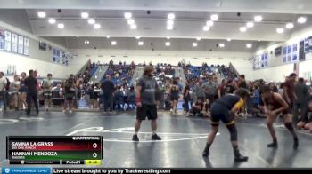 137 lbs Quarterfinal - Hannah Mendoza, Raiders vs Savina La Grass, Big Dog Ranch