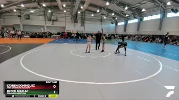 75 lbs Champ. Round 1 - Cayden Dominguez, Apex Grappling Academy vs Ryder Aguilar, Paradigm Wrestling