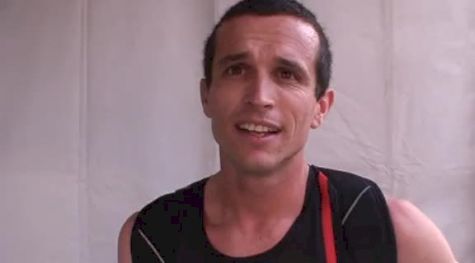 Billy Nelson after qualifying to Steeple final at USATF Outdoor Championships 2011