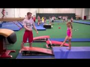 Coaching Vault at Gedderts' Twistars Summer Camp 2011