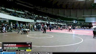 105 lbs Quarterfinal - Matteo De Filippo, Great Neck Wrestling Club vs Tyler Ritenour, Hickory Wrestling Club