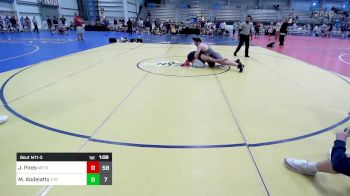 285 lbs Rr Rnd 3 - Joao Pedro Pires, MetroWest United Black vs Mohamed Abdelatty, Escape The Rock