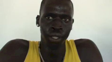 Charles Jock after M 800 semi at the USATF Outdoor Championships 2011