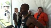 Khadevis Robinson after M 800 semi at the USATF Outdoor Championships 2011