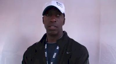 Michael Johnson discussing Galen Rupp's progress and devleopment at the USATF Outdoor Championships 2011