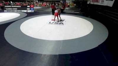 135 lbs 3rd Place Match - Evaniee Hernandez, Madera Wrestling Club vs Ilianna Cosic, Peterson Grapplers Wrestling Club