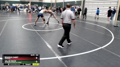 165 lbs Champ. Round 2 - Valor Buck, Colorado School Of Mines vs Seamus Casey, Wyoming