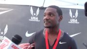 Justin Gatlin on length of career and drug story at USATF Outdoor Championships 2011