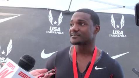 Justin Gatlin on length of career and drug story at USATF Outdoor Championships 2011