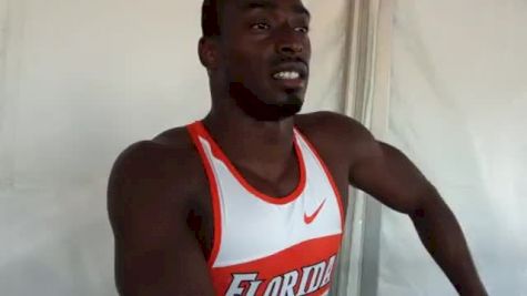 Jeff Demps after 5th place in 100m final at USATF Outdoor Championships 2011