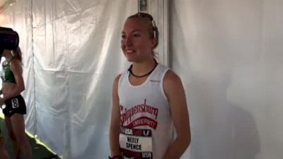 Neely Spence after 7th place 5k finish at USATF Outdoor Championships 2011