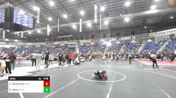 61 lbs Semifinal - Colten Skidmore, Bear Cave WC vs Greysen Seim, Douglas WC