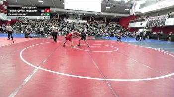122 lbs Semifinal - Christopher Anderson, Liberty vs Chase Strand, Mt. Diablo