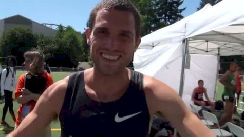 Dorian Ulrey after 1500m final at USATF Outdoor Championships 2011