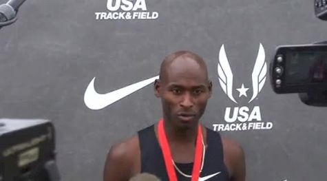 Bernard Lagat 2nd M 1500 at the USATF Outdoor Championships 2011