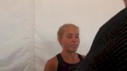 Jordan Hasay after 1500 final and comparing experiences at USATF Outdoor Championships 2011