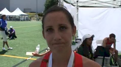 Shannon Rowbury 3rd place in 1500 at the USATF Outdoor Championships 2011