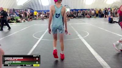 88 lbs Round 3 (8 Team) - Carson Wissinger, Dayton Bandits vs Jaxson Becerra, FORGE