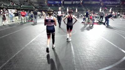 90 lbs Consi Of 4 - Raegan Marks, Morris Hills Wrestling Club vs Gabrielle Betancur, Pequannock