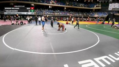 5A 285 lbs Cons. Round 2 - Miller Marsh, New Braunfels vs Strider Williams, Leander Rouse