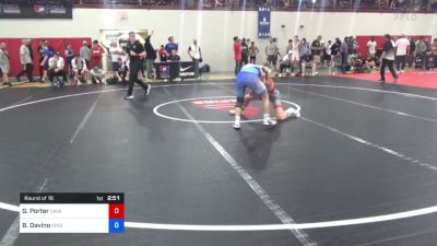 61 kg Round Of 16 - Gable Porter, Cavalier Wrestling Club vs Benjamin Davino, Ohio Regional Training Center