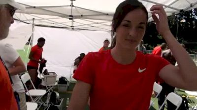 Erica Moore after 6th, PR and new sponsor after 800 final at USATF Outdoor Championships 2011