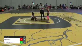 50 lbs Rr Rnd 5 - Tatum Bland, New Mexico vs Allison Brannon, OK Supergirls Red