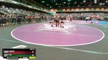 120 lbs Cons. Round 3 - Dana Scott, Henley vs Emily Ha, Reed