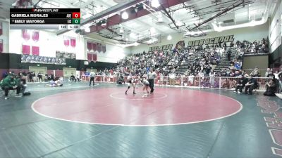 100 lbs Champ. Round 1 - Gabriela Morales, Adelanto vs Emily Mayorga, Eisenhower