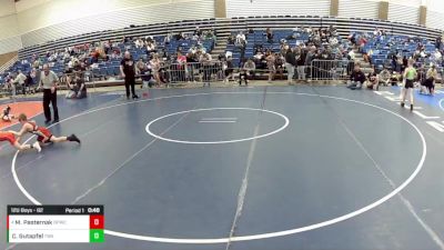 12U Boys - 82 lbs Cons. Round 4 - Mason Pasternak, Bulldog Premier Wrestling Club vs Carter Gutapfel, Trojan Wrestling Academy