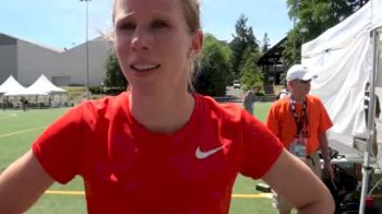 Phoebe Wright part 2 after 800 final at USATF Outdoor Championships 2011