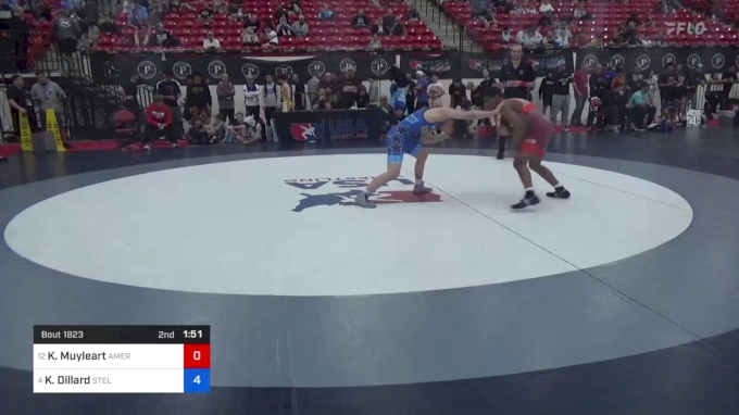 55 kg Quarters - Kavin Muyleart, American Dream Wrestling Club vs Keanu ...