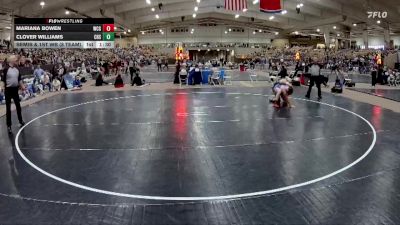 145 lbs Semis & 1st Wb (8 Team) - Clover Williams, Cleveland High School vs Mariana Bowen, West Creek High School