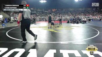 B5A-132 lbs Cons. Round 1 - Ayden Huffman, Bishop McGuinness vs Cameron Emerson, Altus