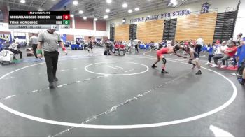 132 lbs Champ. Round 1 - Michaelangelo DeLeon, Oakdale vs Titan Morishige, Redondo Union