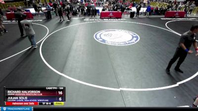 106 lbs Cons. Round 1 - Louie Trujillo, Central High School Wrestling vs Alex Mangot, California